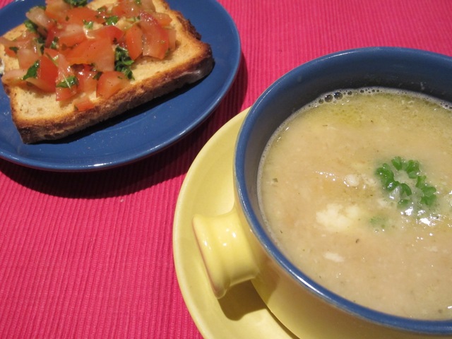 Bönsoppa med kronärtskocka - Värmande soppa till kyliga dagar