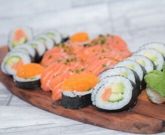 Hemgjord sushi