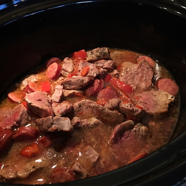 Långkokt kalops i slow cooker