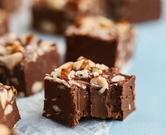 Mjölkchokladtryffel med salt mandel