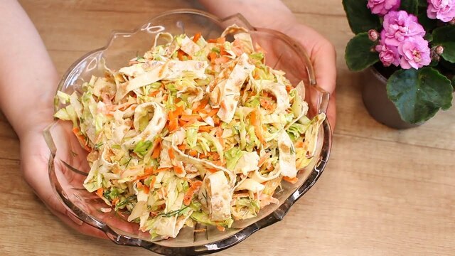 Salat in 10 Minuten! Machen Sie es und Sie müssen nichts mehr zum Abendessen kochen! #183