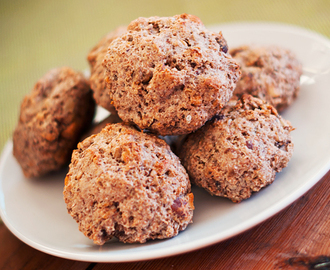 Grova scones med nötter