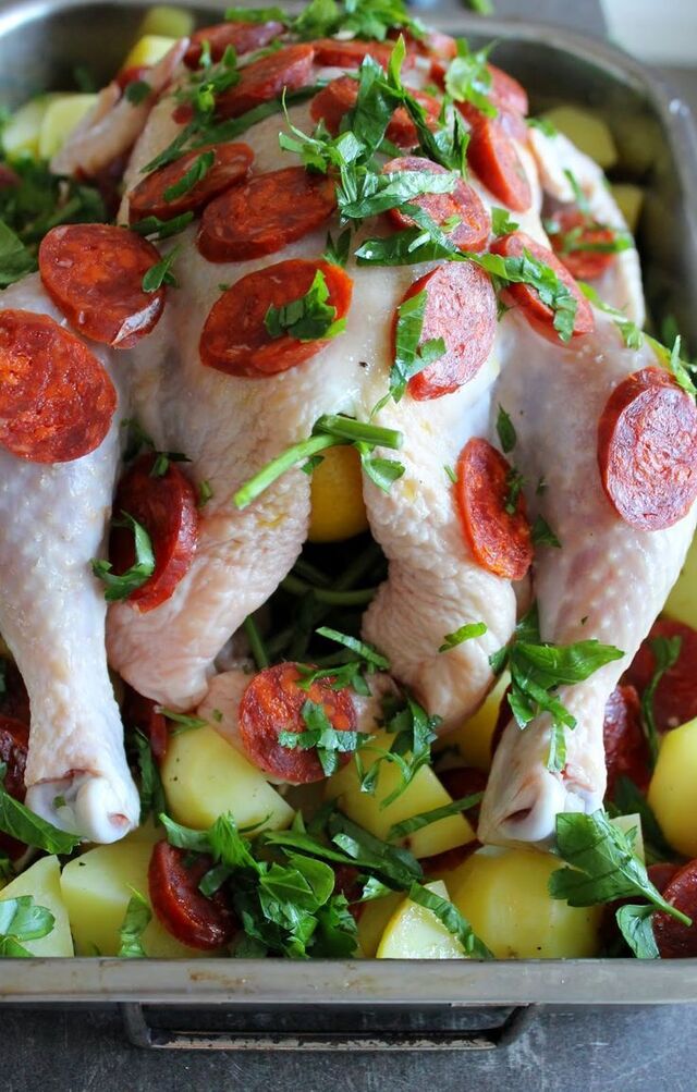 Charlottes Køkken: Spansk kylling | Opskrifter, Spanske opskrifter, Madopskrifter