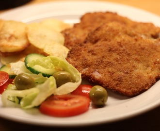 Panerad skinka fylld med grillad zuccini  (gluten- och naturligt mjölkfri)