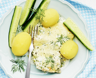 Fiskgratäng med dill