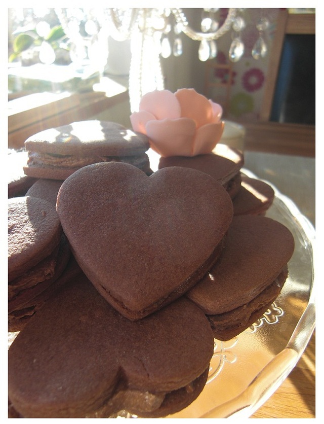 Fyllda chokladhjärtan för kaffeälskare :)