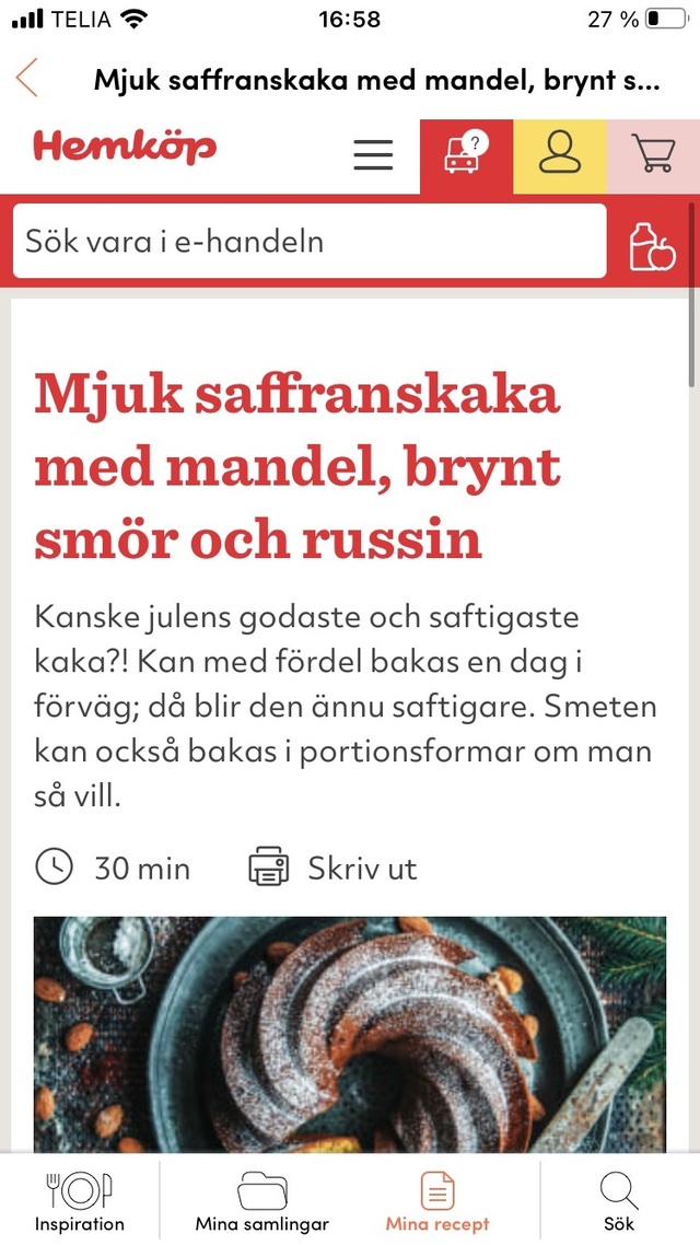 Saffranskaka