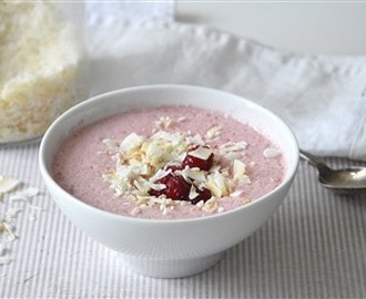 Smoothie Bowl med hallon