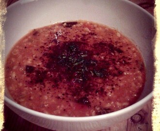 Ezogelin - turkisk soppa med röda linser & mynta