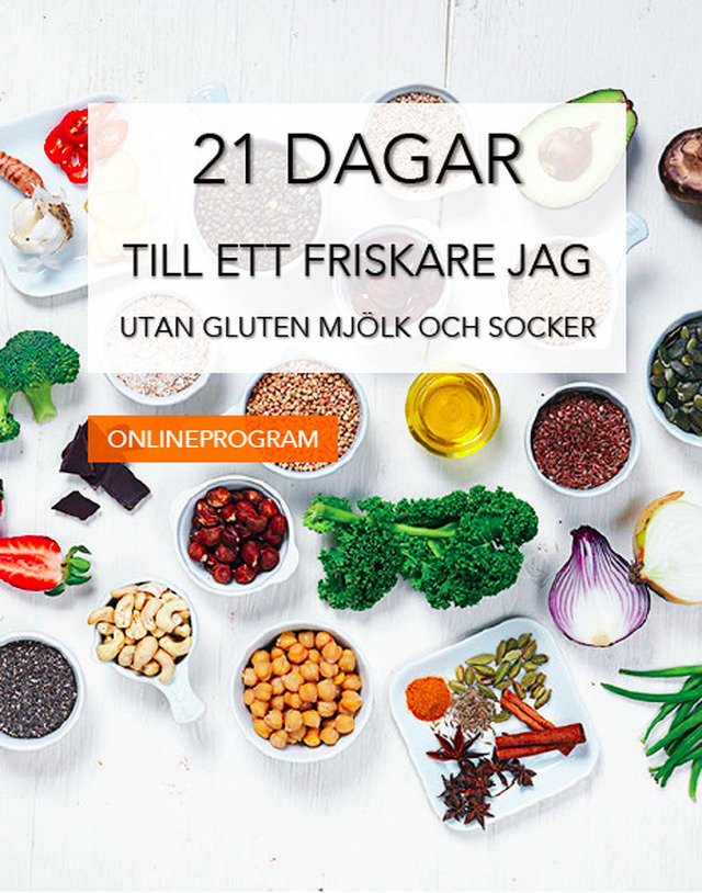 21 dagar till ett friskare jag utan gluten mjölk & socker – onlineprogram