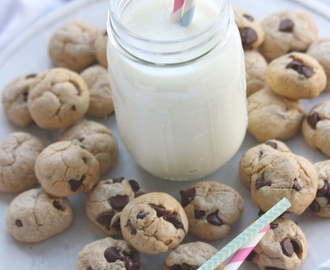 Peanutbutter Chocolate Chip Cookies – Chocolate Chip cookies på Jordnötssmör