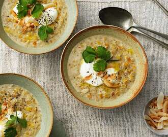 Daal med linser, kokos och äpple