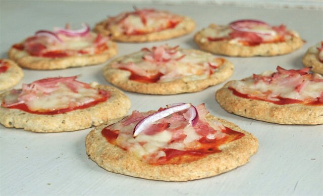 LCHF minipizzor!