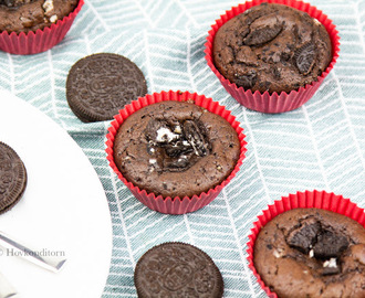 Oreo Chocolate Muffins