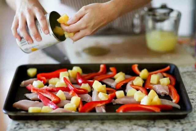 Sheet Pan Hawaiian Chicken {New Cookbook Recipe!}