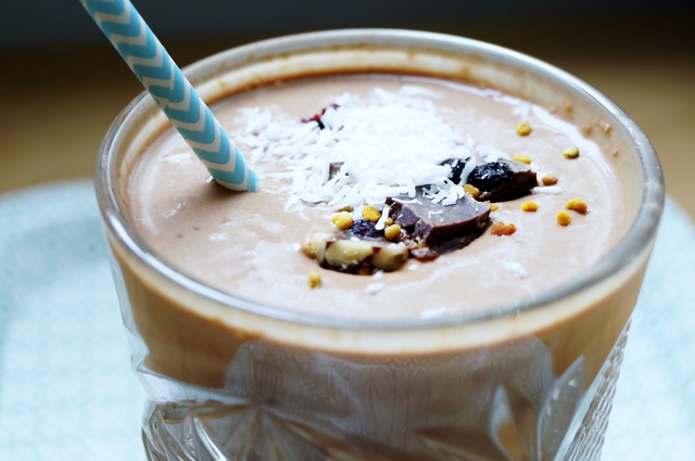 Chrunchy chocolate smoothie