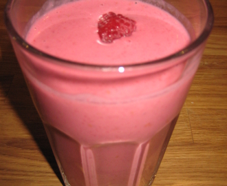 Hallonsmoothie