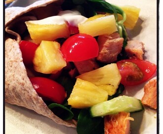 Kycklingwrap med ananas