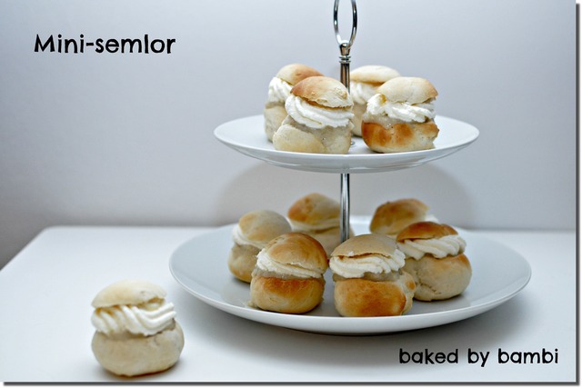 Mini-semlor med godaste fyllningen