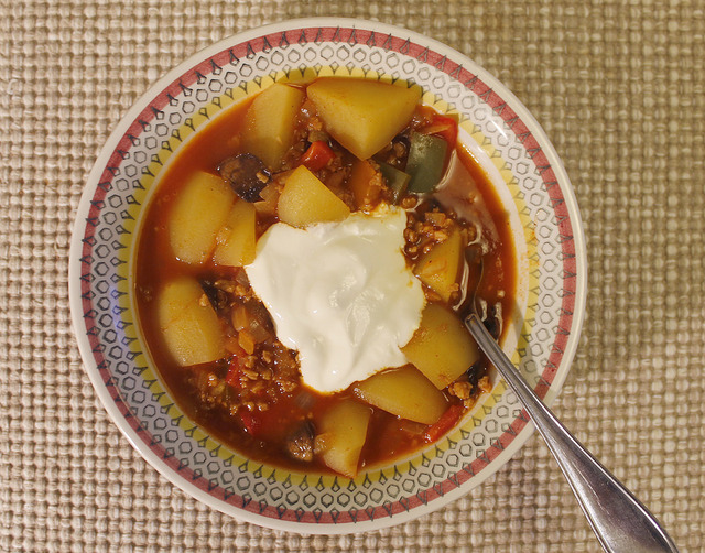 Vegansk gulasch