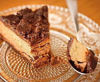 Chocolate Cookie Dough Fudge Cake (no bake)