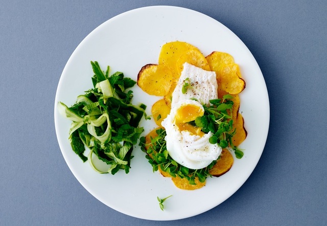 Torsk på sötpotatischips - 250 kcal