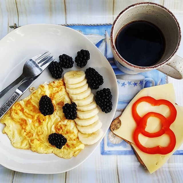 Vaniljomelett som variation till frukost