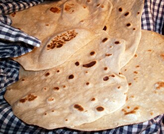 Tortillabröd med vete