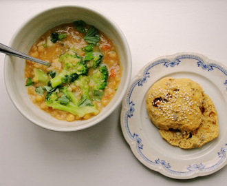 Värmande Soppa + Glutenfria Scones med Frön & Russin