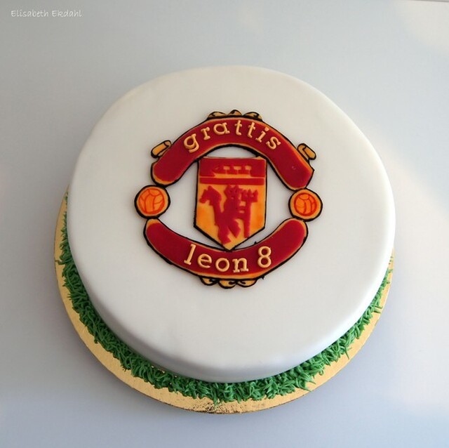 Manchester United tårta