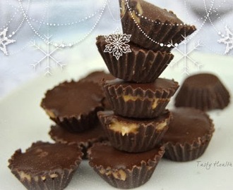 Vanilla peanut butter cups och andra sockerfria lyxiga chokladpraliner