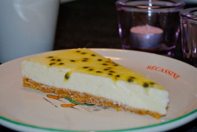Lyxig cheesecake med lime och passionsfrukt