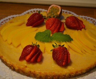 Mango cheesecake!