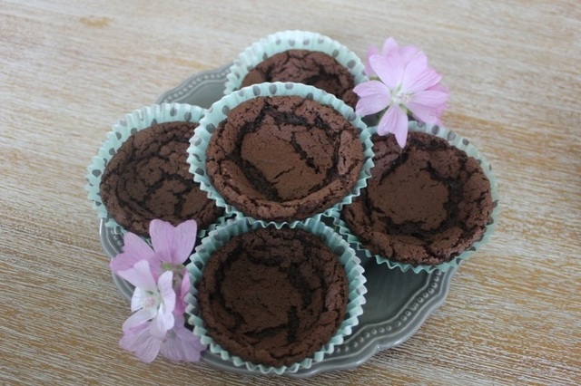 Kladdiga chokladmuffins