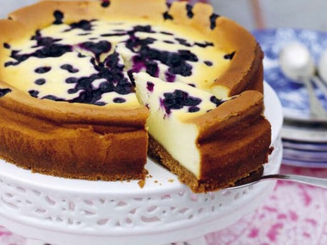 Blueberry cheesecake