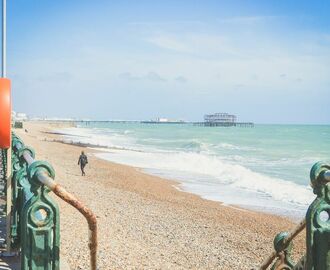 The seafront ~ promenadvägen in till Brighton