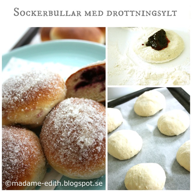 Sockerbullar med drottningsylt