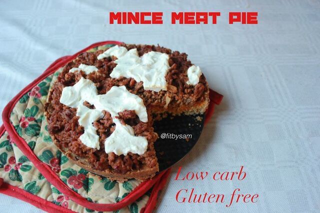 Low carb minced meat pie