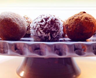 Raw chocolate balls / Raw chokladbollar