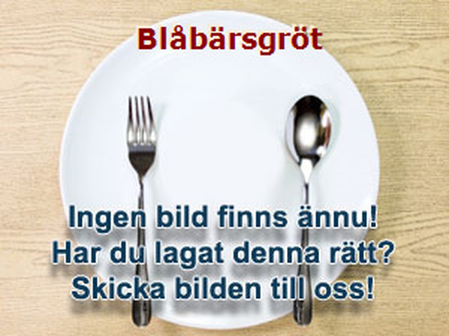 Blåbärsgröt