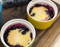 Air Fryer Blueberry Cobbler For Two