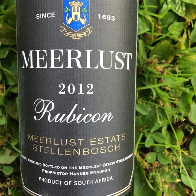 Meerlust Rubicon - ett vin som alltid levererar