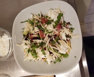 Pasta Med Shitake, Sidfläsk Och Sparris