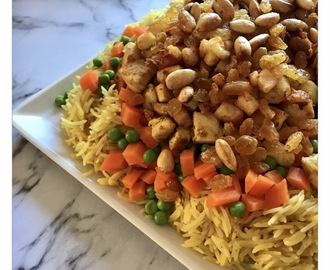 Biryani med kycklingfilé