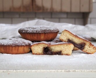 LCHF vaniljmuffins med chokladgömma!