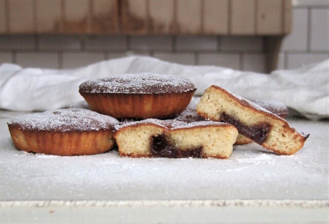 LCHF vaniljmuffins med chokladgömma!