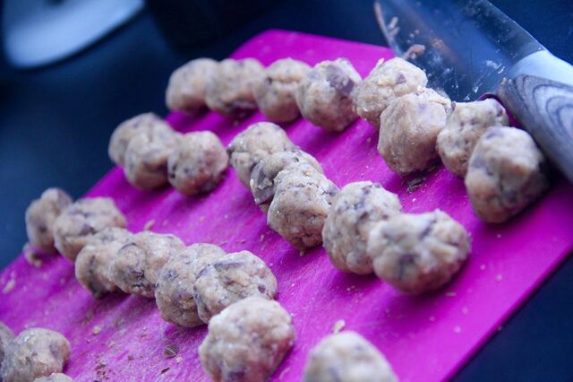Cookie dough truffles,