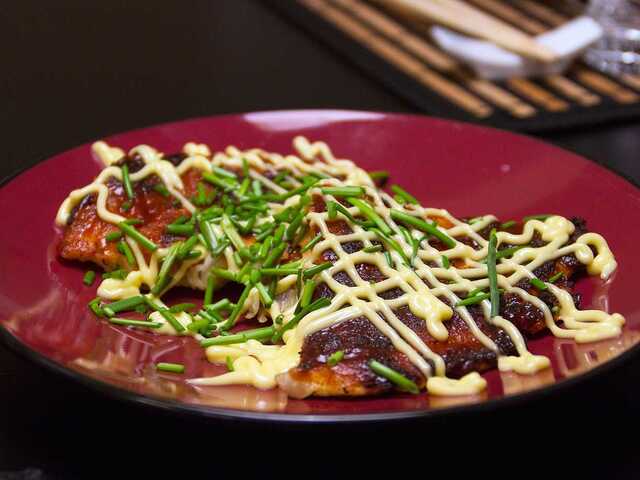 Okonomiyaki, japansk pannkaka