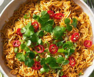 Snabb pad thai på 5 ingredienser