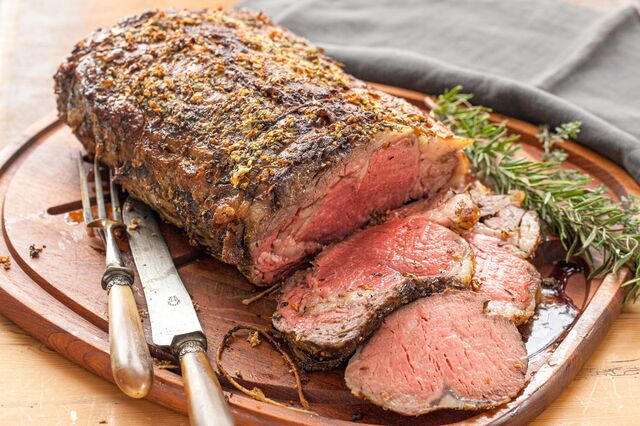 Garlic Herb Butter Prime Rib